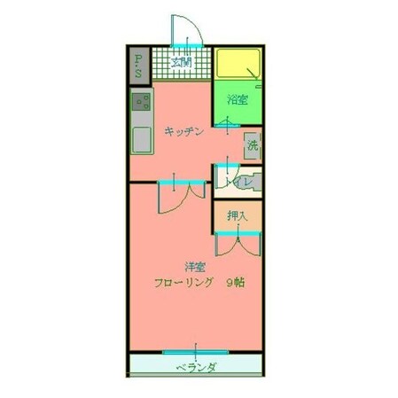 ホリデーの物件間取画像